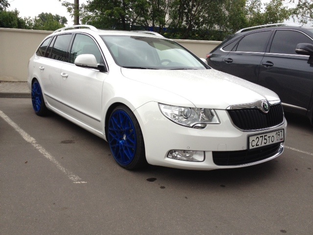 Занижение skoda superb 2