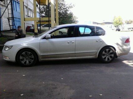 Занижение skoda superb 2