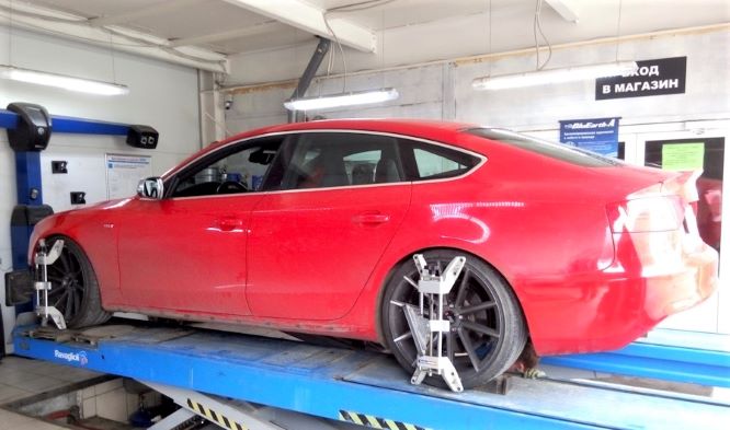 Audi a5 пружины с занижением